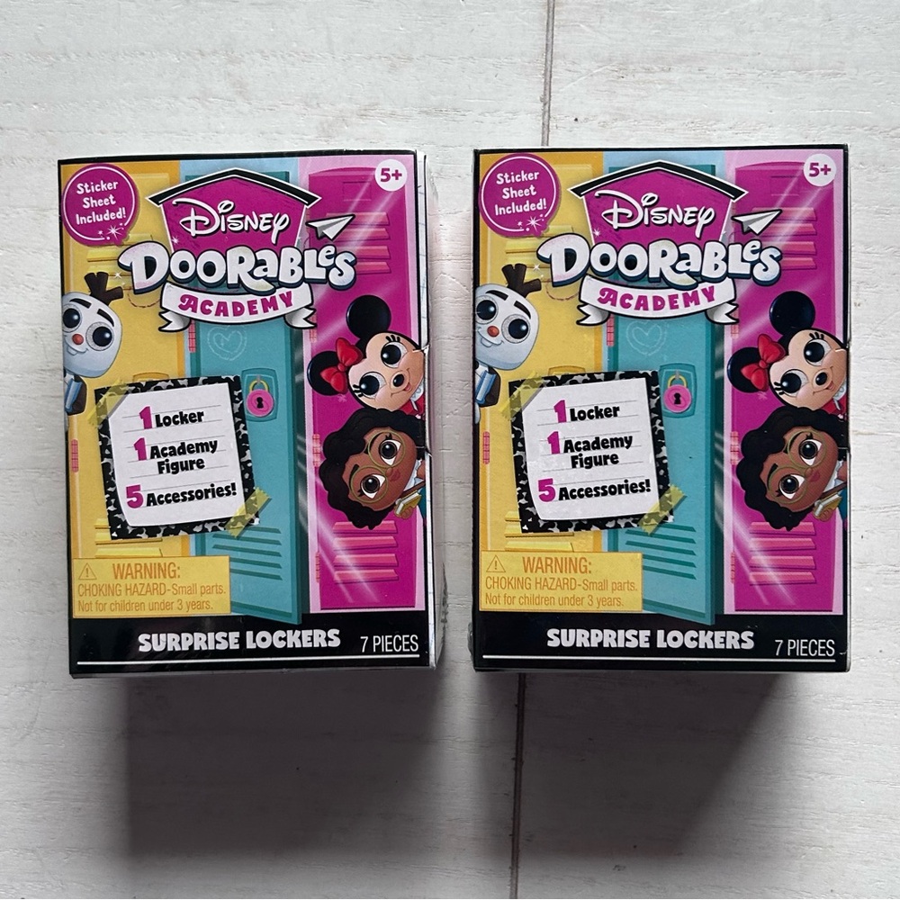 NIB Lot of 2 Disney Academy Surprise Locker‎ Mystery Pack Sealed